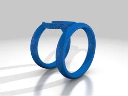 Gothic Crescent Moon Ring