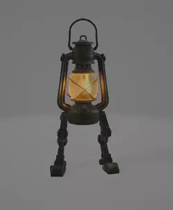 Lantern with a robotic twist 3D model