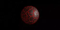 Lava Planet 3D model