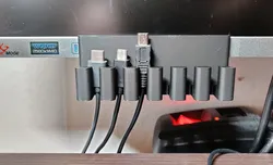 Monitor cable organizer