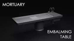 Mortuary Embalming Table 3D model