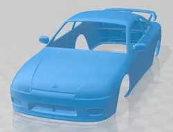 Nissan 240SX Silvia S15 1999 Printable Body Car 3D Print Model in Automotive 397493