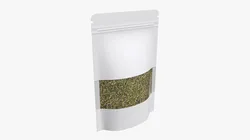 Plastic food pouch bag with tea