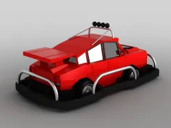 Player low poly go Land Vehicle racing kart race Assets deluxe