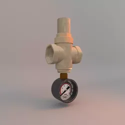 pressure gauge 3D model
