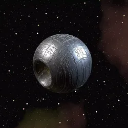 Sci-fi planet 3D model