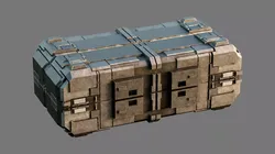 Science Fiction Crate 1 3D model