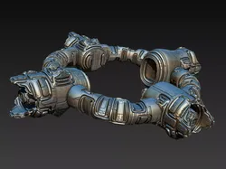 space equipment node 00084 3D model