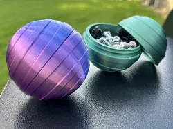Threaded Sphere Container