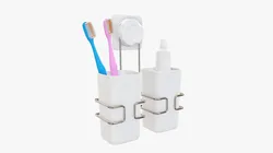 Toothbrush set cups paste holder