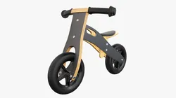 Wooden balance bike for kids