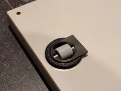 35mm spacer for integrated wheels in door hinges pockets