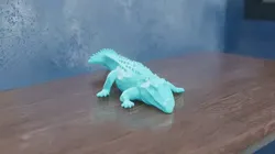 3D printer bestanden | 3MF | Low Poly Croc