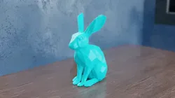 3D printer bestanden | 3MF | Low Poly Rabbit