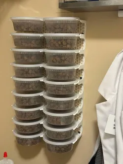 8 oz container wall mount dispenser