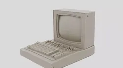Abandoned Cold War Research Computer Console for 3D print 3D model