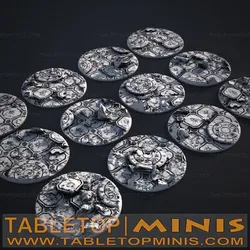 Ancient Ruins 40mmx40mm Circular Base Toppers