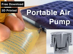 Fully 3D-Printed Air Mattress Pump