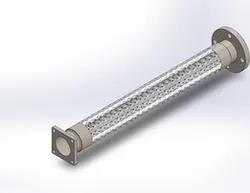 Mangueira de Alta Pressão, Flexivel com Flange.