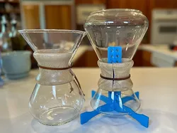 Portable drying stand for Chemex, water bottles and more