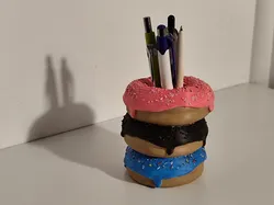 Stacked Donuts Pen/Pencil Holder