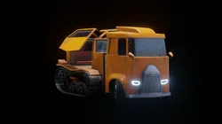 Stylized Truck PBR low-poly game-ready