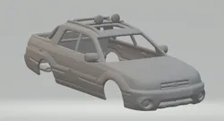 Subaru baja 2002 3D Print Model in Vehicle 400124