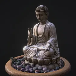 Bouddha statue photoscanned