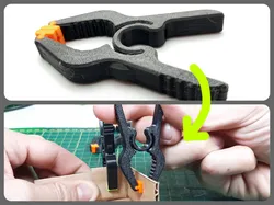 Clamp /print in place