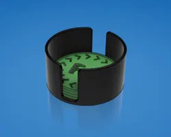 Coasters Holder / Desk Organizer – Fusion 360 Model