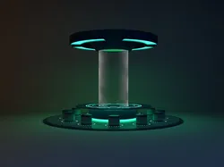 Futuristic Scifi furniture office-bar