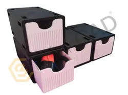 Modular Drawer Box – 3D Printable CAD Model | SolidWorks Storage System Design