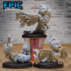 Phoenix Hatchling Set / Ancient Ash Bird / Evil Born Again / Feathered Beast / Volcanic Predator / Elder Fire Elemental / Burning Flame Monster / Winged Baby Creature / Eastern Encounter