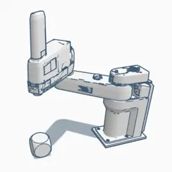 Robots & Mechs STL indir - Industrial Robot arm(painter) - JTK_Makr
