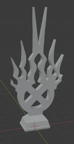 Static-X Logo on Stand