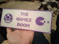 "The Games Room" sign