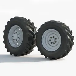 Tractor wheel Rim Tire set