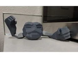 074 Geodude Dual Low-Poly