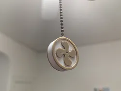 Ceiling fan chain pull tab for Fan. Better fan icon in a same style!
