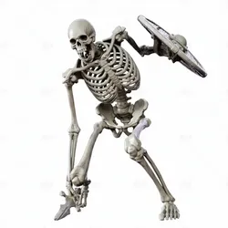 Characters & Creatures STL indir - Skeleton warrior. - RICHARDJ47