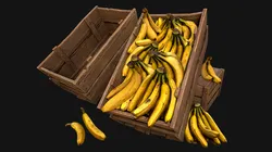 Crate Bananas Box Stand Bazaar Market Stall Banana Fruit
