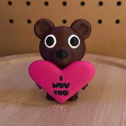 Creality Cloud | I wuv you bear | ملفات الطابعة ثلاثية الأبعاد