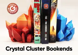 ⧋ Crystal Cluster Bookends ⧋