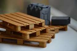 Euro pallet / Europalette 1/10 scale