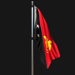 Flag of papua new guinea 02