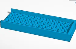 Inside tent shoe tray