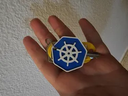 Kubernetes Logo Keychain