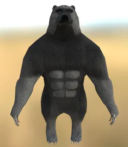Low-poly fairy Bear