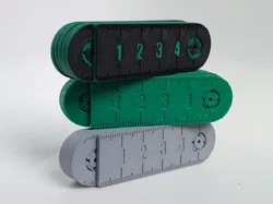 Mini Folding Ruler 30 cm - Metric
