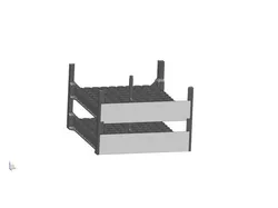 Multi-level basket for 18650 cells - V2